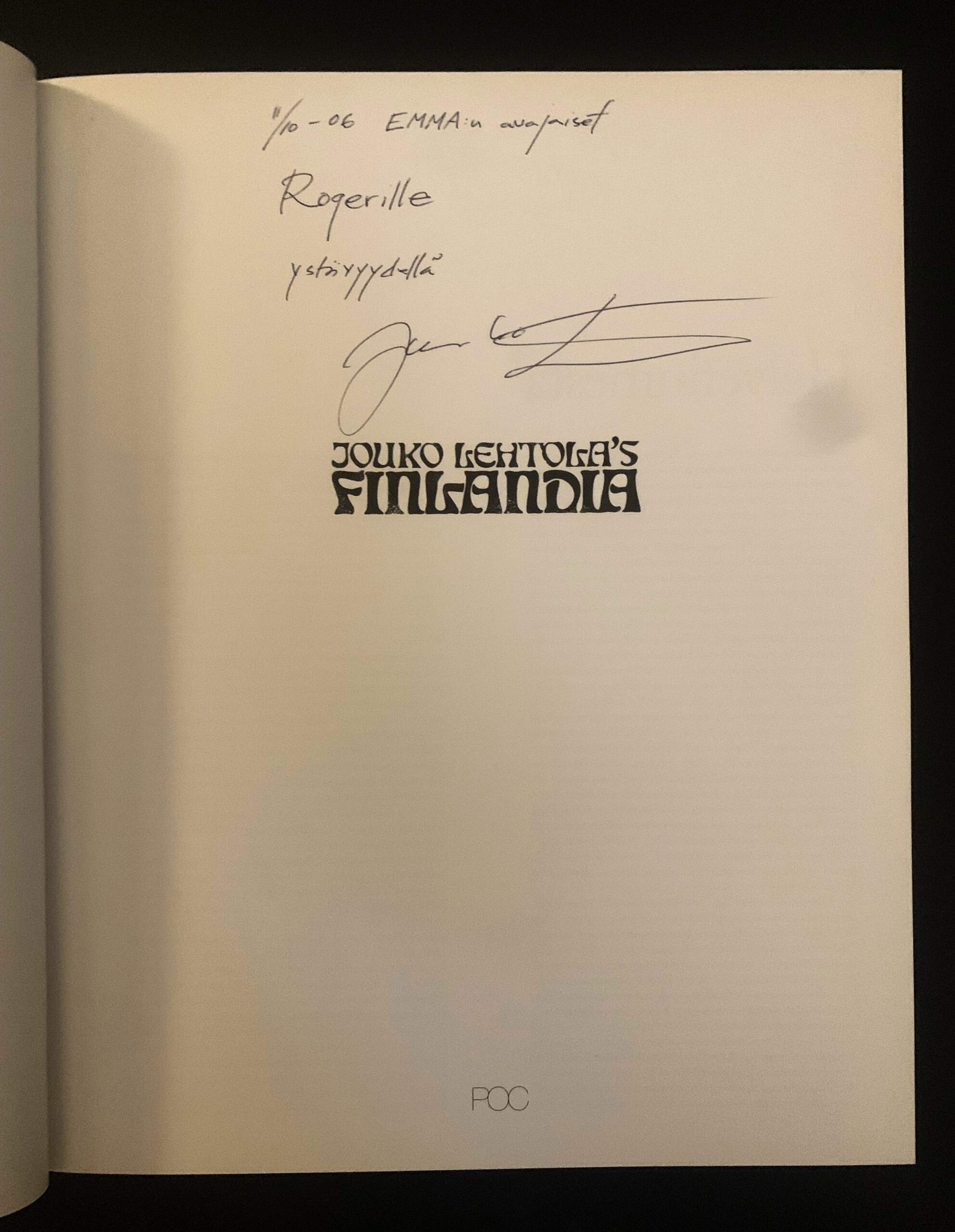 JOUKO LEHTOLA'S Finlandia with dedication